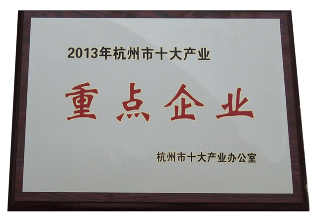2013年十大產(chǎn)業(yè)重點(diǎn)企業(yè)